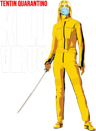 Tentin Quarantino Kill Virus koszulka damska