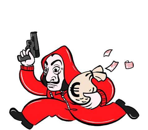 koszulka chłopięca Dom z papieru Napad na Bank