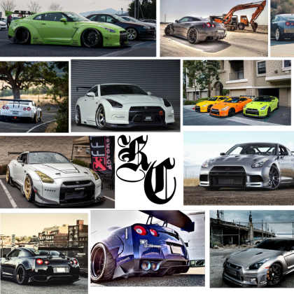 Koszulka z autami: Nissan GTR R35