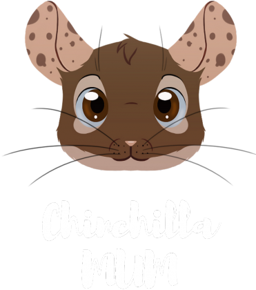 Chinchilla Mum koszulka czarna