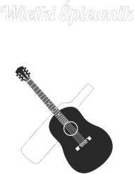 Koszulka "Gitara i flaszka" - czarna