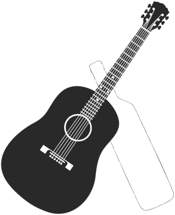 Koszulka "Gitara i flaszka" bez napisu
