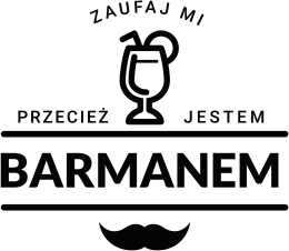 Koszulka męska jasna - Zaufaj mi jestem barmanem