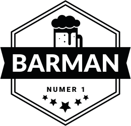 Koszulka męska jasna - Barman numer 1