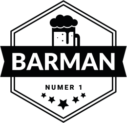 Bluza męska jasna - Barman numer 1