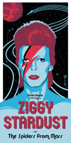 Ziggy Stardust David Bowie koszulka damska