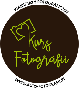 T-SHIRT "KURS FOTOGRAFII" z okrągłym logo