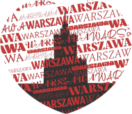 Koszulka męska - Kocham Warszawę - Wzór 5