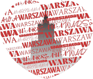 Koszulka męska - Kocham Warszawę - Wzór 12
