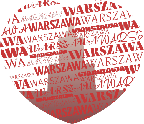 Koszulka męska - Kocham Warszawę - Wzór 7