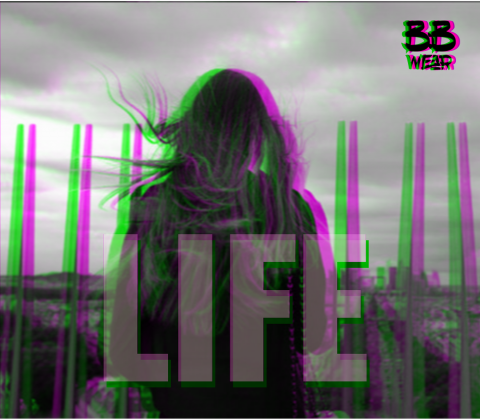 LIFE - męska koszulka (różne kolory)