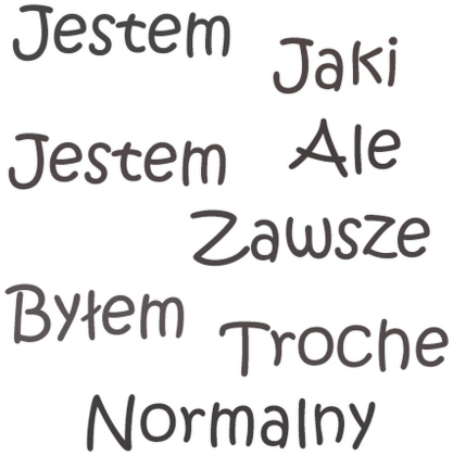 Jestem jaki jestem - męska koszulka (różne kolory)