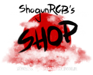 Koszulka czarna ShogunRGB's Shop logo