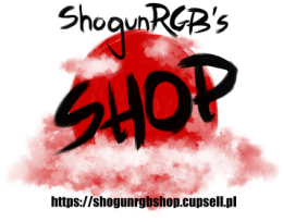 Kubek biały Shogunrgb's Shop logo