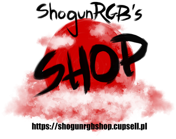 Kubek biały Shogunrgb's Shop logo