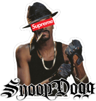 Koszulka Snoop Dogg Supreme Text