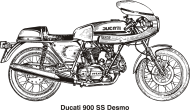 Ducati 900 SS / BMW R