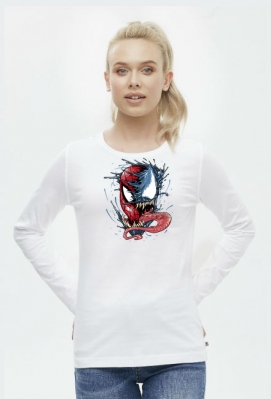 Koszulka Damska Spiderman Vs Venom - Lunarart