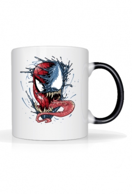 Magiczny Kubek Spiderman Vs Venom - Lunarart