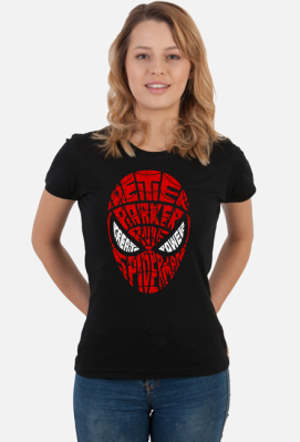 Koszulka Damska Spiderman - Lunarart