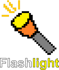 Czarny kubek Flashlight