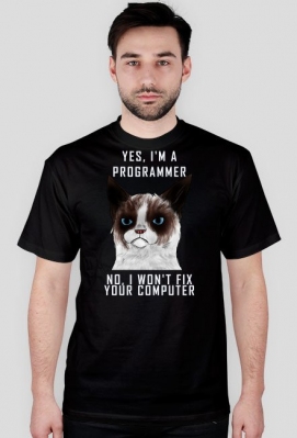 Grumpy Cat Jestem Programistą - Geek and Nerd Shop