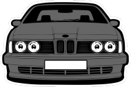 BMW E24 (koszulka męska)