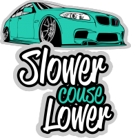 Slower couse Lower - BMW F10 (bluza męska rozpinana)