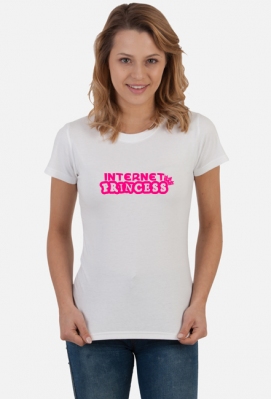 Internet Princess (bluzka damska) - Najlepsze Koszulki z nadrukiem