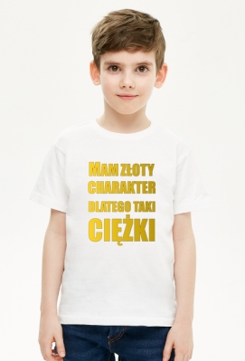 Złoty charakter (koszulka chłopięca) - Dealer Koszulek