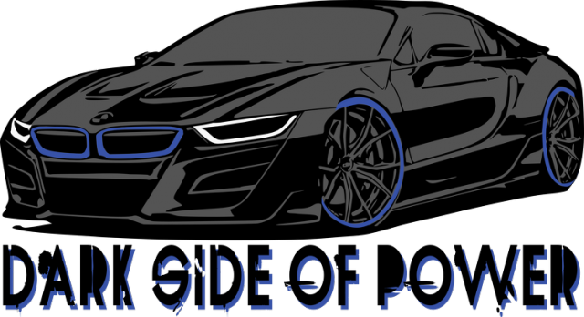 BMW i8 - Dark side of Power (t-shirt)