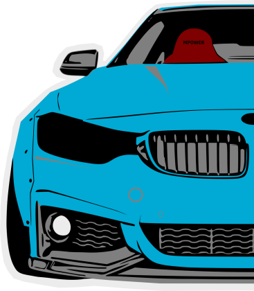 F80 F82 widebody (koszulka męska)