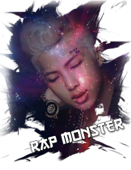 BTS Rap Monster #1 White