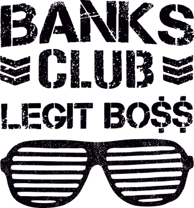 Banks Club Legit Boss - KOSZULKA BY WRESTLEHAWK