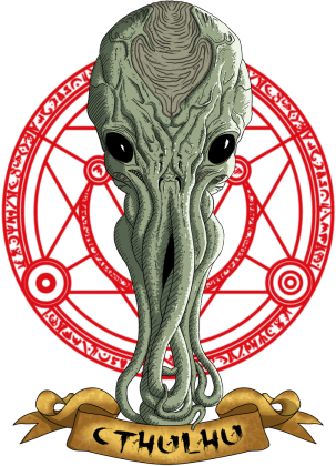 cthulhu ornament - kolory