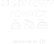 kleks alarmowy białe napisy