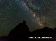 don't stop dreaming
