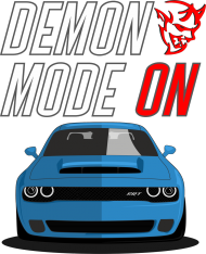 Dodge Challenger Demon - T-shirt damski