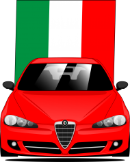 Alfa Romeo 147 - T-shirt męski