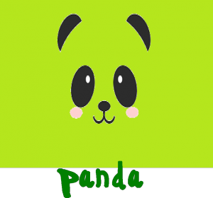 Słodka Panda - nadruk