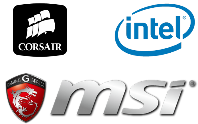 Koszulka do zestawu komputerowego (Intel,Msi,Corsair)