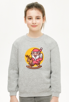 Bluza Dziecięca - Szczęśliwy Mikołaj - Nadruk Się Liczy