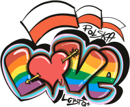 Kubek LGBTQ+ Polska Love z serduszkiem