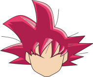 Dragon Ball Goku SSJ GOD - kubel