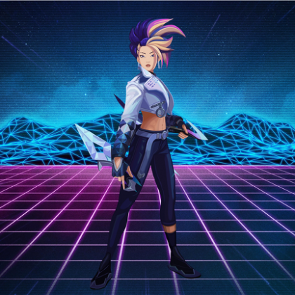 LoL Akali KDA All Out - torba listonoszka na ramię