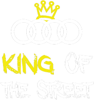 Bluza bez kaptura "KING OF THE STREET" CZARNA
