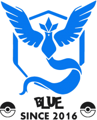 Pokémon GO - Team Mystic - Blue Since 2016 - koszulka damska
