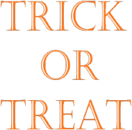 T-shirt męski "Trick or Treat"