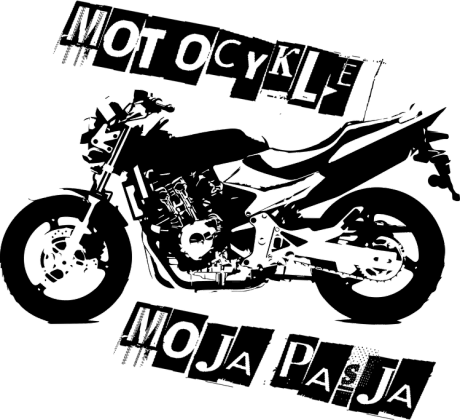 Motocykl moja pasja - męska koszulka motocyklowa