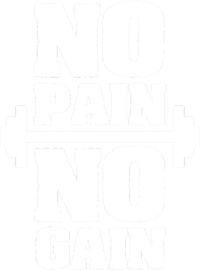 No pain No gain Black